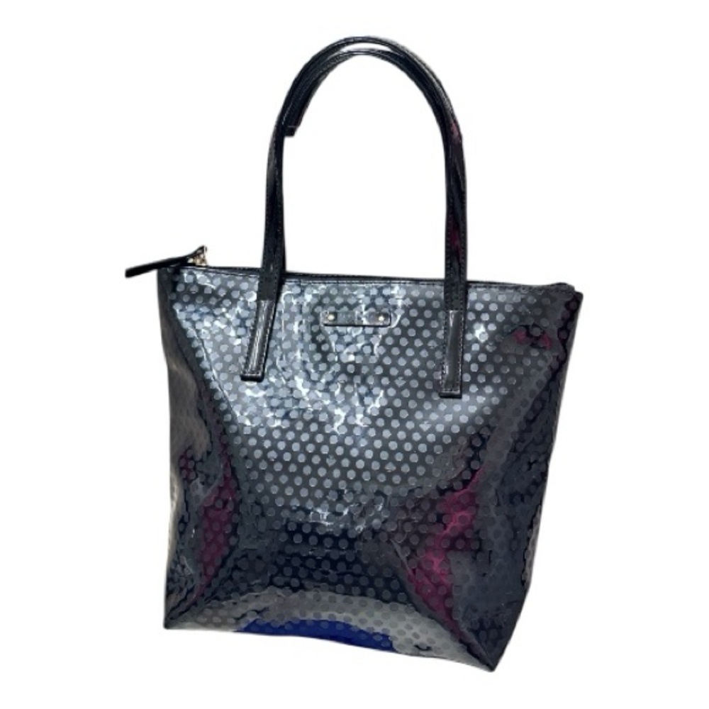Kate Spade Black Textured Tote Bag